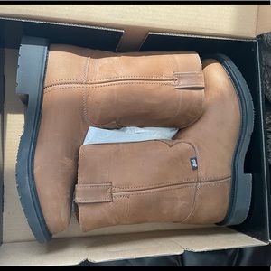 Men’s Justin Boots Workboots Aged Bark NIB 11 1/2